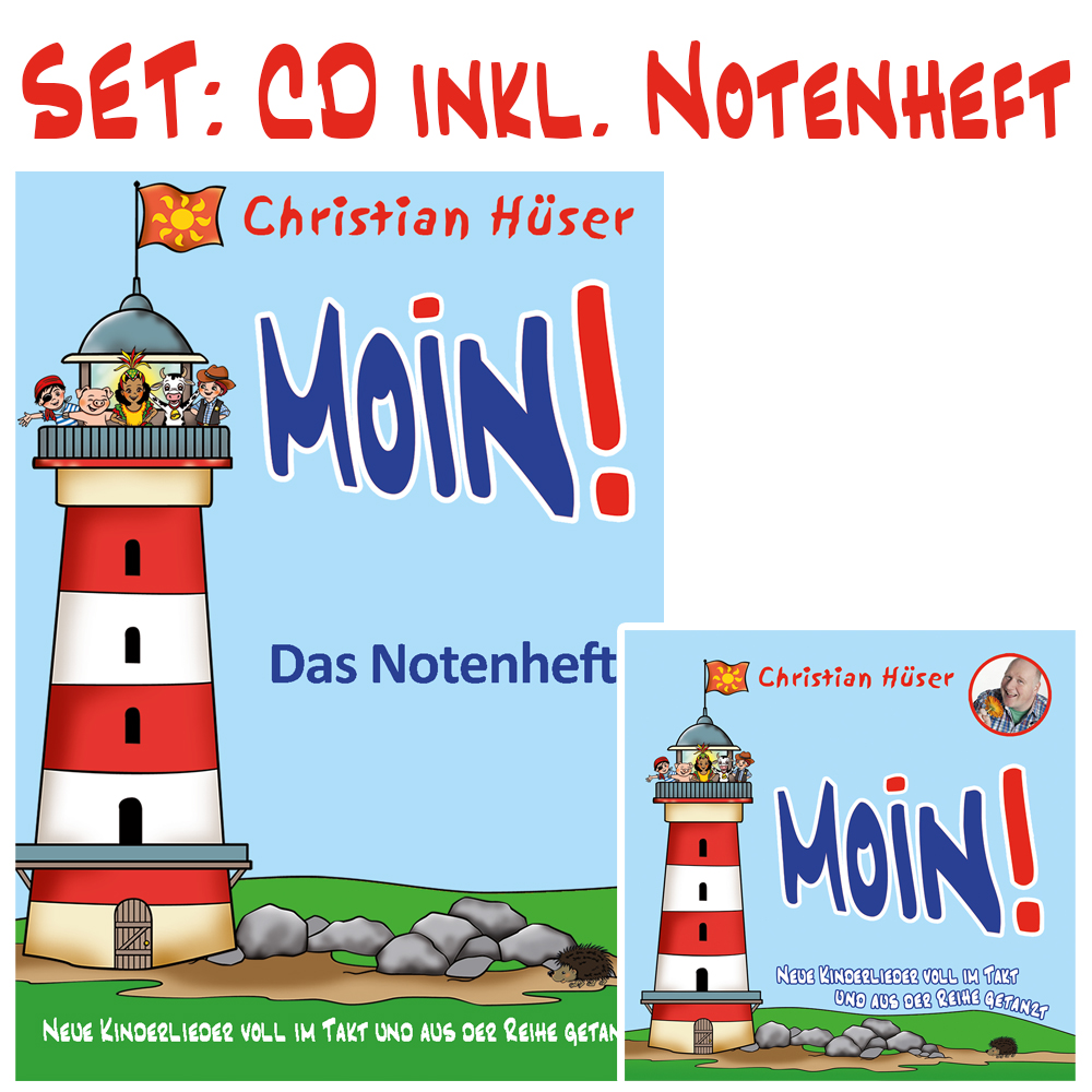 Set: CD "Moin!" inkl. Notenheft