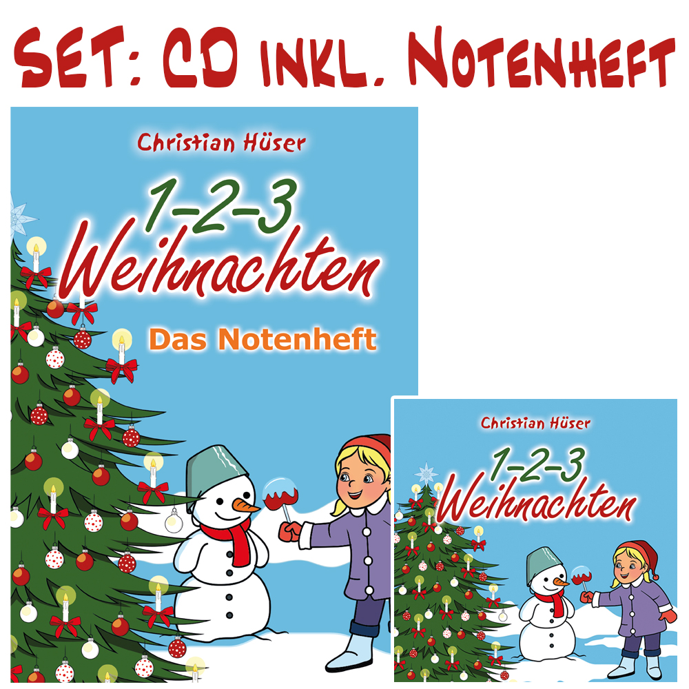 CD "1-2-3 Weihnachten" + Begleitbuch (SET!)